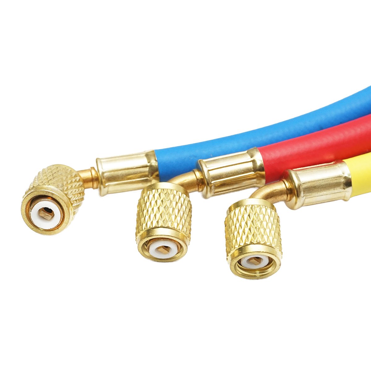 Set furtun 180 cm 3 culori pentru incarcare freon R12, R22, R134a, 404, 502
